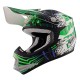 CASCO SHIRO INFANTIL MX-306 VERDE