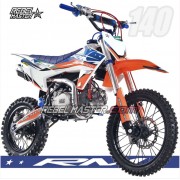 PIT BIKE REBEL MASTER 140 TORNADO RUEDA GRANDE (ARRANQUE PATADA)